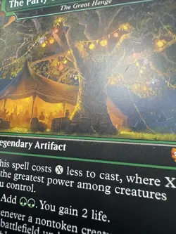 MTG The Party Tree-The Great Henge Commander: The Lord of the Rings Full Art - Image 5