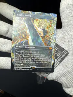 Buster Sword (Borderless) Final Fantasy Regular, MTG: Magic the Gathering #351 - Image 5