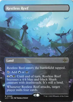 Restless Reef (Borderless) R The Lost Caverns of Ixalan 349 NM - Image 1