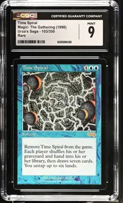 Time Spiral. Urza's Saga Mtg. CGC 9 Mint! 2 Avl - Image 3