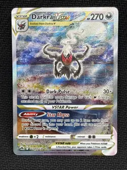 Darkrai VSTAR GG50/GG70 Pokemon Crown Zenith: Galarian Gallery Holo - Image 1