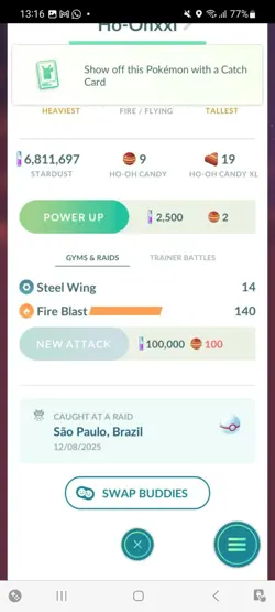 Pokemon Go Legendary Ho-Oh ( XXL) ( Normal ) - Image 2