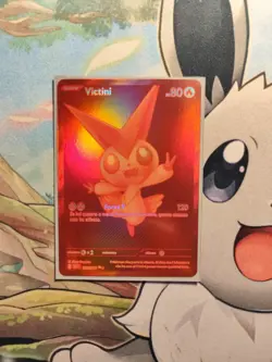 Carta Pokemon tgc Italiana Victini BLK 171/086 Luce Nera/Fuoco bianco nm 151 - Image 1