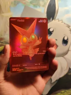 Carta Pokemon tgc Italiana Victini BLK 171/086 Luce Nera/Fuoco bianco nm 151 - Image 4