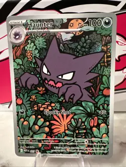 Haunter 027 Black Star Promo Illustration Rare NM - Pokemon Mega Battle Deck - Image 1