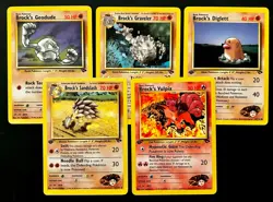 Pokemon TCG 1st Edition Brock's Vulpix, Sandslash (+3) Gym Challenge 2000 - Image 1