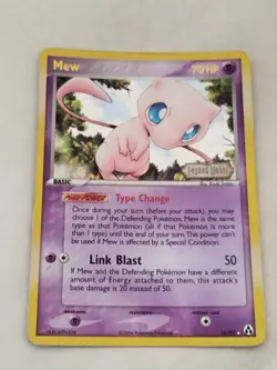 MEW REVERSE FOIL STAMPED 10/92 EX LEGEND MAKER ENGLAND 2006 POKEMON NINTENDO - Image 2