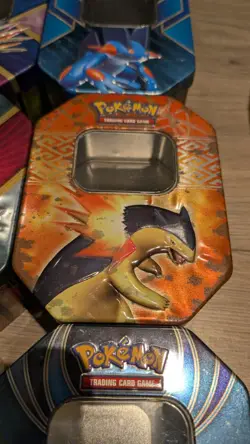 37 Empty Pokemon TCG Storage Collector Tins Bundle - Image 3