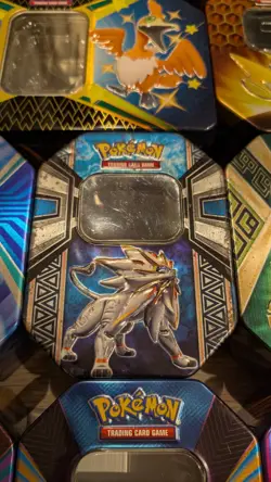 37 Empty Pokemon TCG Storage Collector Tins Bundle - Image 4