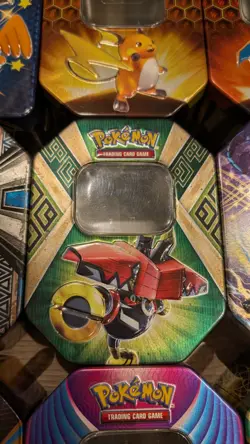37 Empty Pokemon TCG Storage Collector Tins Bundle - Image 5