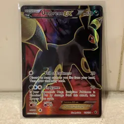 Pokemon Umbreon EX 119/124 XY Fates Collide Ultra Rare Full Art Holo NM - Image 2
