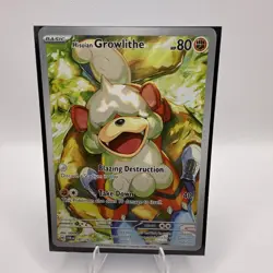 Hisuian Growlithe 181/167 Secret Rare Holo - Twilight Masquerade NM/M Pokemon - Image 1