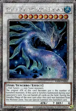 Ghoti Of The Deep Beyond - Platinum Secret Rare 1st Ed. RA04-EN060 - NM - YuGiOh - Image 1