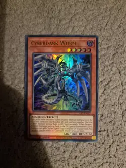ALIN-EN027 “Cyberdark Wurm” Ultra Rare 1st Ed YuGiOh! - Image 1