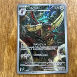Kingambit 130 SVP Black Star Promo Illustration Rare Pokemon TCG - NM - Image 1
