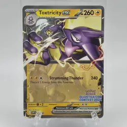 Toxtricity EX - SVP 215 Illustration Contest 2024 Promo MINT/NM - Pokemon Card - Image 1