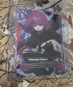 Gundam Card Game Haman Karn R+ Alt Art GD02 Dual Impact GD02-091 Pilot - Image 1