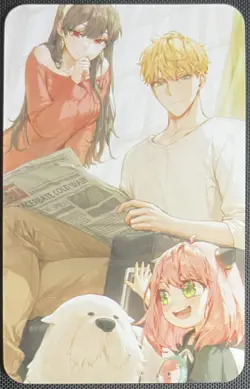Spy x Family Yor & Anya & Loid Forger Anime Doujin Trading Card v3 - Image 1