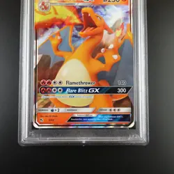 PSA 10 Charizard GX 9/68 Pokemon Hidden Fates Full Art Holo Card - Image 3