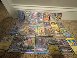 Pokemon Card Lot-29 Cards-EX-GX-VMAX-VStar-Break-Holos and Evolution and Base St - Image 1