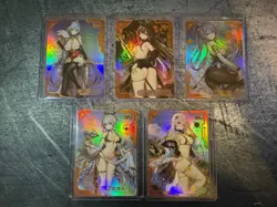 Senpai Goddess Haven 5 Promo Card Lot MR Genshin Impact Waifu Ganyu Kequing - Image 1