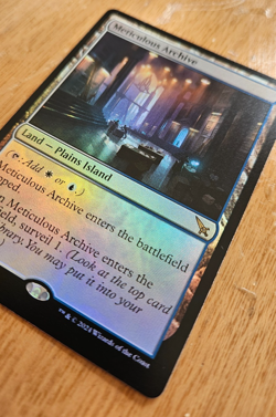 Foil Meticulous Archive 264 Magic the Gathering card - Image 1