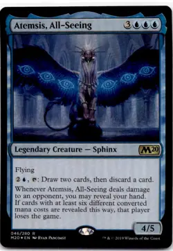 Magic The Gathering Atemsis, All-Seeing HOLO Rare #46 - Image 1