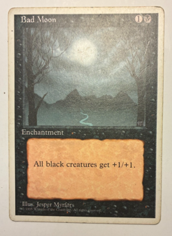 MTG 4th Bad Moon MP - Image 1