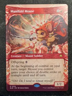 Manifold Mouse - Showcase - Bloomburrow (MTG) - Image 1