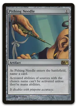 Pithing Needle #217 (LP) Magic 2010 M10 Magic MTG - Image 1