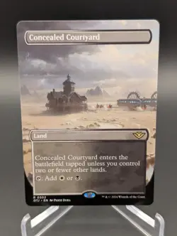 Concealed Courtyard (Borderless) Outlaws of Thunder Junction Regular - Image 1