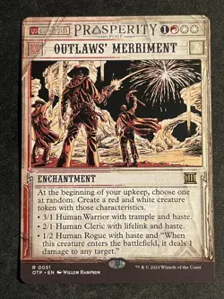 MTG Outlaws' Merriment, NM-Mint, (OTP #0051) Regular - Image 1