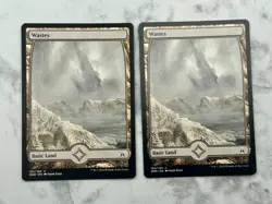2x Wastes Full Art x2 Oath Of Gatewatch - MTG Magic #183 - NM / LP - Image 1