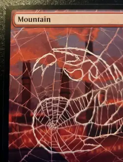 Mountain (Full Art) 0192 Land Spider-Man Magic: The Gathering - Image 2
