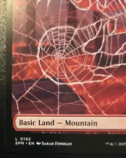 Mountain (Full Art) 0192 Land Spider-Man Magic: The Gathering - Image 4