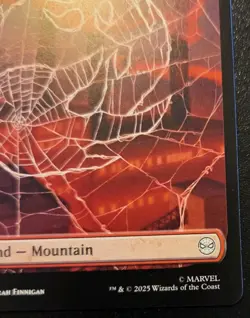 Mountain (Full Art) 0192 Land Spider-Man Magic: The Gathering - Image 5