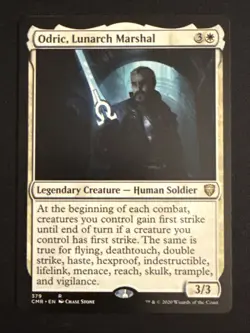 1x Odric, Lunarch Marshal (379) Commander Legends LP MTG Magic the Gathering x1 - Image 1