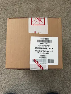 COMMANDER DECK ~ FALLOUT MtG Universes Beyond Set sealed box of 4 collector pack - Image 2