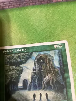 Sylvan Library #157 (MP) Fourth Edition 4ED Magic MTG - Image 3