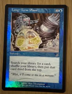 MTG Long-Term Plans Scourge Foil NM - Image 1