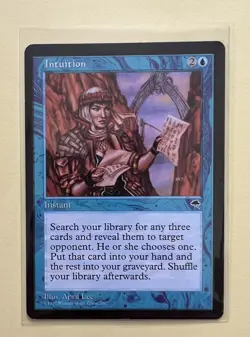 MTG Magic The Gathering Intuition Tempest LP - Image 3