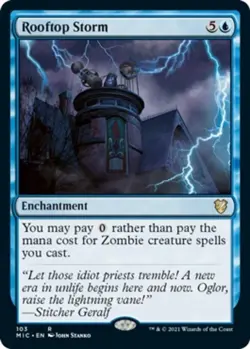 Near Mint x 1 Rooftop Storm Commander: Innistrad: Midnight Hunt - Image 1