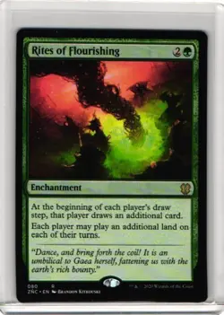Rites of Flourishing Commander: Zendikar Rising Regular MTG NM - Image 1