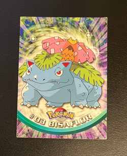 1999 Topps Pokemon Blue Logo TV Animation Edition Bisaflor #03 - Image 1