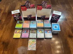 Pokemon TCG Destined Rivals Bulk Card Lot - 893 Cards W/ Holos & EX! - Image 1