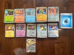 Pokemon TCG Destined Rivals Bulk Card Lot - 893 Cards W/ Holos & EX! - Image 2