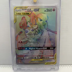 2019 Pokemon Unbroken Bonds Gardevoir & Sylveon GX Tag Team Secret 225/214 - Image 1