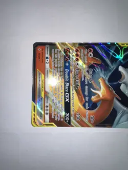 Reshiram & Charizard GX Ultra Rare Holo SM - Unbroken Bonds 20/214 NM Pokemon TC - Image 3