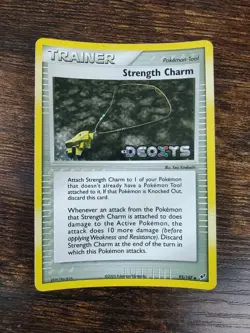 Strength Charm 92/107 Reverse Holo Stamped Pokemon Ex Deoxys - Image 1