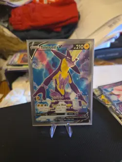 Pokemon Rebel Clash Toxtricity V 182/192 Ultra Rare Full Art Near Mint - Image 1